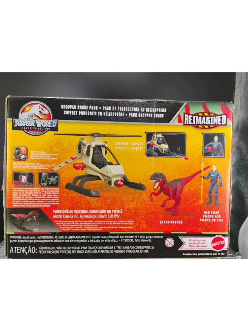 Jurassic World Legacy Collection Chopper Chase Pack Figure Set